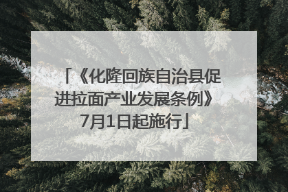 《化隆回族自治县促进拉面产业发展条例》7月1日起施行