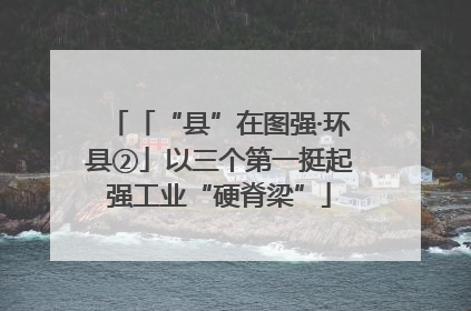 「“县”在图强·环县②」以三个第一挺起强工业“硬脊梁”