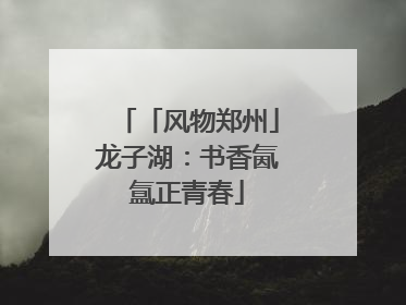 「风物郑州」龙子湖：书香氤氲正青春