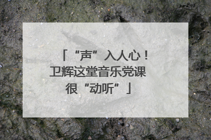 “声”入人心！卫辉这堂音乐党课很“动听”