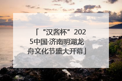 “汉酱杯”2025中国·济南明湖龙舟文化节盛大开幕