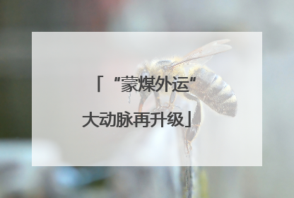 “蒙煤外运”大动脉再升级