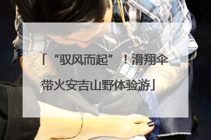 “驭风而起”！滑翔伞带火安吉山野体验游