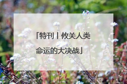 特刊丨攸关人类命运的大决战