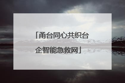 甬台同心共织台企智能急救网