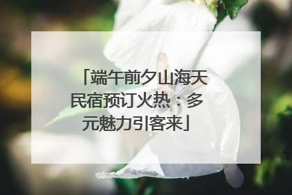 端午前夕山海天民宿预订火热：多元魅力引客来