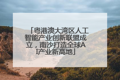 粤港澳大湾区人工智能产业创新联盟成立，南沙打造全球AI产业新高地