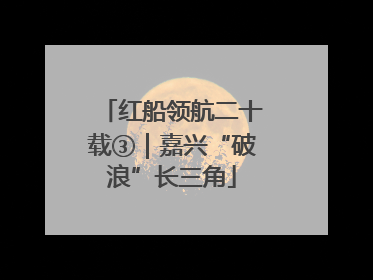 红船领航二十载③｜嘉兴“破浪”长三角