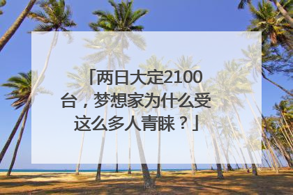 两日大定2100台，梦想家为什么受这么多人青睐？