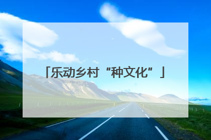 乐动乡村“种文化”