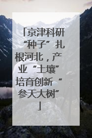 京津科研“种子”扎根河北，产业“土壤”培育创新“参天大树”