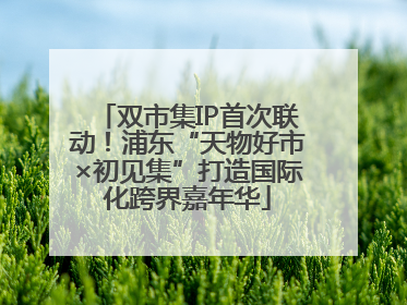 双市集IP首次联动！浦东“天物好市×初见集”打造国际化跨界嘉年华