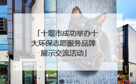 十堰市成功举办十大环保志愿服务品牌展示交流活动