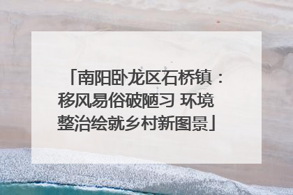 南阳卧龙区石桥镇：移风易俗破陋习 环境整治绘就乡村新图景