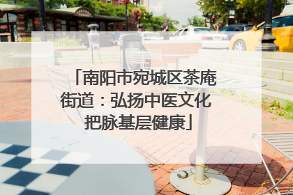 南阳市宛城区茶庵街道：弘扬中医文化 把脉基层健康