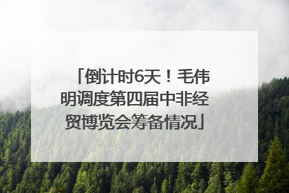 倒计时6天！毛伟明调度第四届中非经贸博览会筹备情况