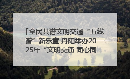 全民共谱文明交通“五线谱”新乐章 丹阳举办2025年“文明交通 同心同行”主题宣传活动