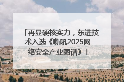 再显硬核实力，东进技术入选《嘶吼2025网络安全产业图谱》