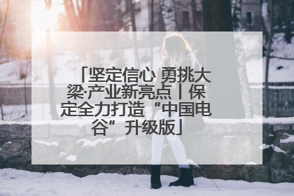 坚定信心 勇挑大梁·产业新亮点丨保定全力打造“中国电谷”升级版