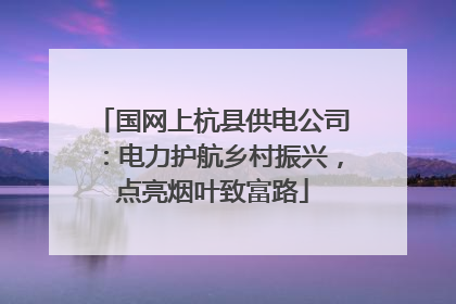 国网上杭县供电公司：电力护航乡村振兴，点亮烟叶致富路