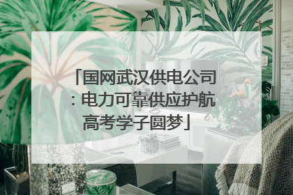 国网武汉供电公司：电力可靠供应护航高考学子圆梦