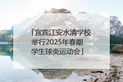 宜宾江安水清学校举行2025年春期学生球类运动会