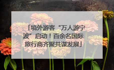 境外游客“万人游宁波”启动！百余名国际旅行商齐聚共谋发展