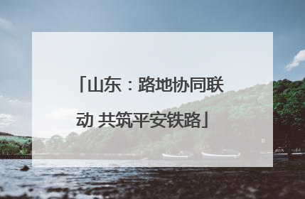 山东：路地协同联动 共筑平安铁路