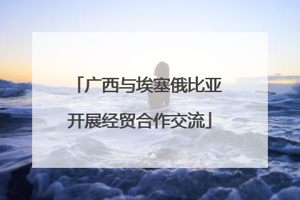 广西与埃塞俄比亚开展经贸合作交流