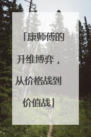 康师傅的升维博弈，从价格战到价值战