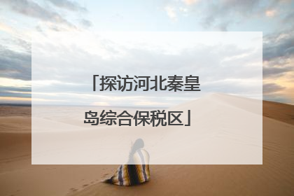 探访河北秦皇岛综合保税区