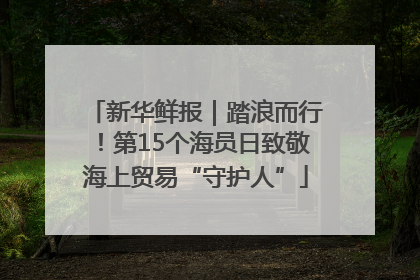 新华鲜报｜踏浪而行！第15个海员日致敬海上贸易“守护人”