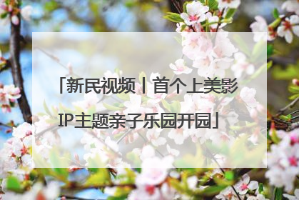 新民视频丨首个上美影IP主题亲子乐园开园