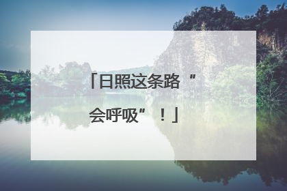 日照这条路“会呼吸”！