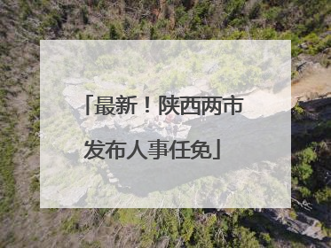 最新！陕西两市发布人事任免