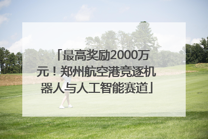 最高奖励2000万元！郑州航空港竞逐机器人与人工智能赛道