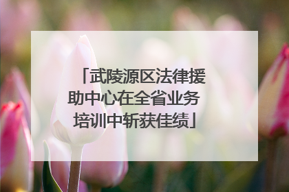 武陵源区法律援助中心在全省业务培训中斩获佳绩