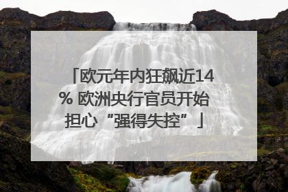 欧元年内狂飙近14% 欧洲央行官员开始担心“强得失控”