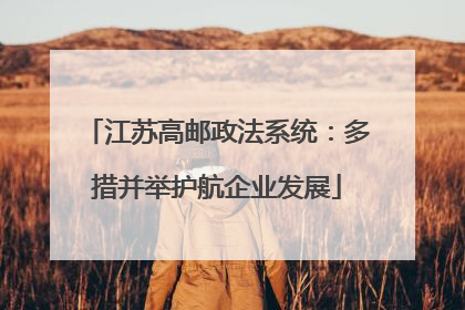 江苏高邮政法系统:多措并举护航企业发展