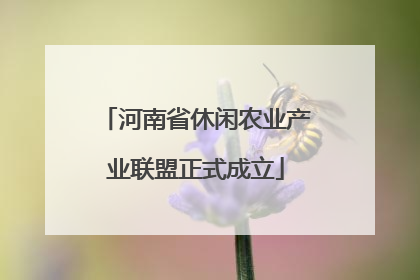 河南省休闲农业产业联盟正式成立