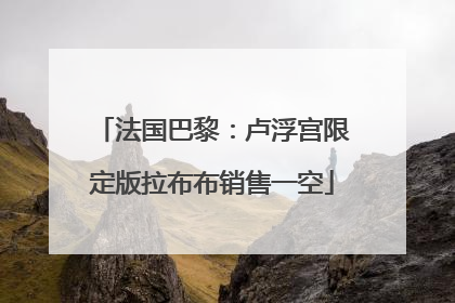 法国巴黎：卢浮宫限定版拉布布销售一空