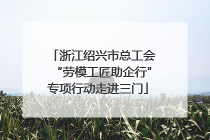 浙江绍兴市总工会“劳模工匠助企行”专项行动走进三门
