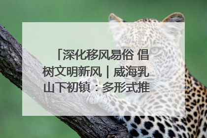深化移风易俗 倡树文明新风｜威海乳山下初镇：多形式推进移风易俗 共筑文明和谐新风尚