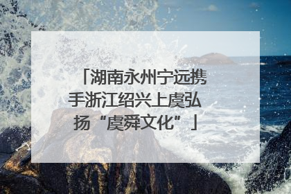湖南永州宁远携手浙江绍兴上虞弘扬“虞舜文化”