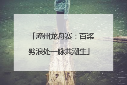 漳州龙舟赛：百桨劈浪处一脉共潮生