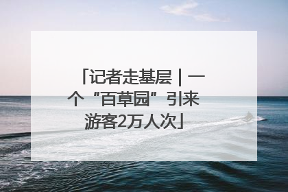 记者走基层｜一个“百草园”引来游客2万人次