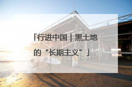 行进中国｜黑土地的“长期主义”