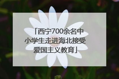 西宁700余名中小学生走进海北接受爱国主义教育