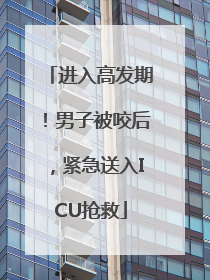 进入高发期！男子被咬后，紧急送入ICU抢救