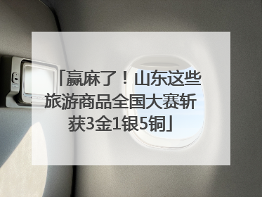 赢麻了！山东这些旅游商品全国大赛斩获3金1银5铜